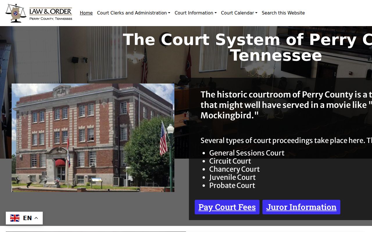 Perry County court docket and court system hub